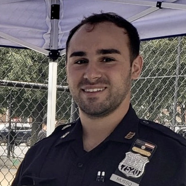 Police Officer Musso smiling outdoors