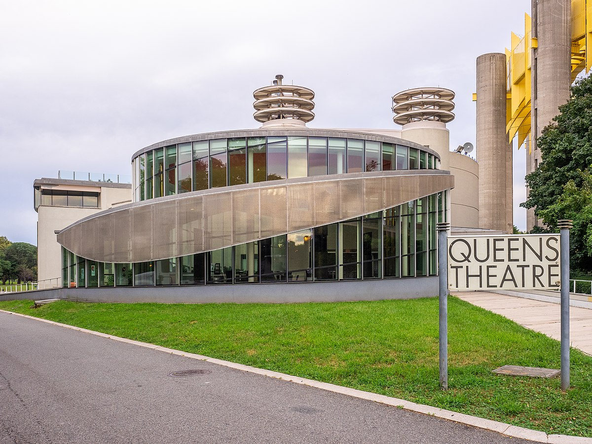 The Queens Theatre building in Flushing Meadows Corona Park