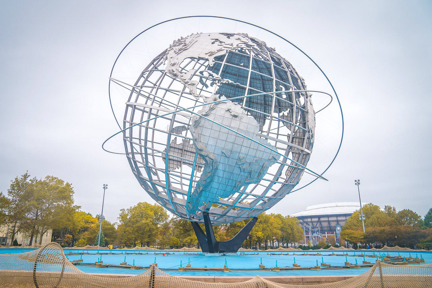 The Unisphere in Flushing Meadows Corona Park